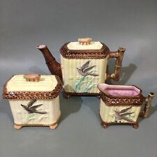 Antique majolica tea for sale  TAUNTON