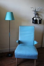 Fauteuil bleu ciel d'occasion  Portes-lès-Valence