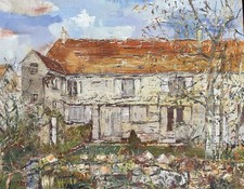Tableau expressionniste paysag d'occasion  Enghien-les-Bains