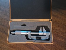 Usado, Mitutoyo 143-121 Vernier tipo pinça micrômetro, parada de catraca, alcance de 0-1 pol., 0,0 comprar usado  Enviando para Brazil
