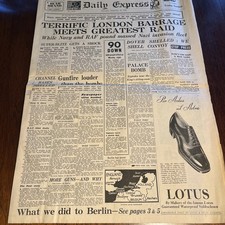 Original newspaper daily for sale  TIDWORTH