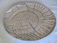 Usado, Prato oval Bradley Imports Monarcha México metal em relevo Turquia -19" comprar usado  Enviando para Brazil