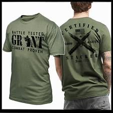 Usado, Camiseta de combate empilhador certificado militar infantaria grunt assalto tático 03 camiseta comprar usado  Enviando para Brazil