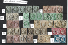 Lot timbres oblitérés d'occasion  Crémieu