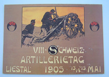 Cpa schweiz artillerietag d'occasion  France