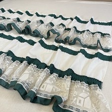 Usado, Cortinas Café Valance Vintage Anos 90 Quaker Estilo Renda Cozinha Country  comprar usado  Enviando para Brazil