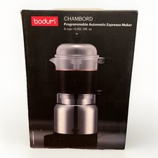 Cafetera espresso automática programable Bodum CHAMBORD 6 tazas 12099-16TG TOTALMENTE NUEVA segunda mano  Embacar hacia Mexico