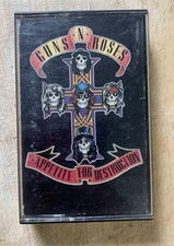 Guns N' Roses Appetite For Destruction Cassette Tape Tested And Working Rock comprar usado  Enviando para Brazil