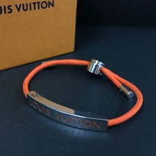 Pulseira Louis Vuitton LV Space Logo Plate laranja/9BE0086 não usada comprar usado  Enviando para Brazil