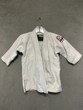 Jaqueta juvenil Fuji BJJ Jiu Jitsu Gi Kimono C00 branca mistura de algodão premium comprar usado  Enviando para Brazil