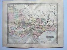 Antique map victoria for sale  HORNCASTLE