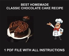 Melhor receita clássica caseira de bolo de chocolate, PDF comprar usado  Enviando para Brazil