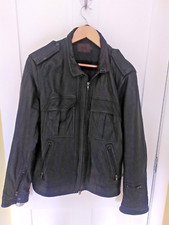 Black genuine leather for sale  TODMORDEN