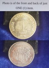 1974 Monark Silver Bullion Exchange 1 onça troy .999 prata fina redonda 241159 comprar usado  Enviando para Brazil