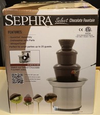 Fuente de chocolate SEPHRA Select CF16E perfecta para pequeñas fiestas de hasta 20 invitados segunda mano  Embacar hacia Mexico