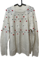 Sainsbury beige jumper for sale  TORQUAY