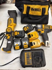 Kit combo 6 baterias carregador DeWalt DCS310 DCF815 serra intercambiável impacto comprar usado  Enviando para Brazil