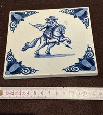 Delftware tile 13cm for sale  CIRENCESTER