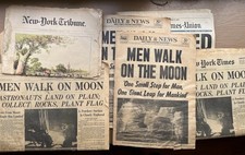 Newspaper lot moon for sale  Deland