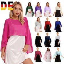 Damen chiffon poncho gebraucht kaufen  Bremen