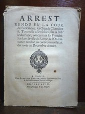 Decreto arrest 1688 usato  Roma