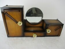 grande boticário duplo banheiro remédio cozinha armário madeira art déco lindo comprar usado  Enviando para Brazil