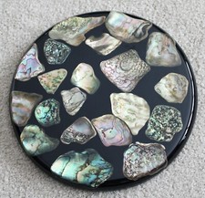 Vintage mcm abalone for sale  USA