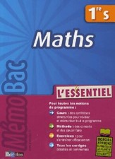 Maths 1ère essentiel d'occasion Maths 1ère essentiel d'occasion  Hennebont