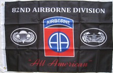 Drapeau 82ème airborne d'occasion  Fessenheim