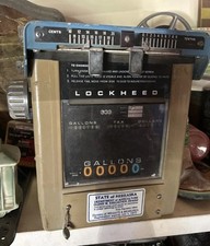Medidor de fluxo de óleo combustível vintage LOCKHEED estado de Nebraska comprar usado  Enviando para Brazil