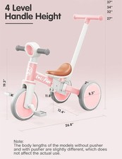 Bicicleta de equilíbrio triciclo infantil 1-4 anos meninos meninas comprar usado  Enviando para Brazil