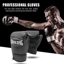 2 peças luvas de karatê muay thai luvas de treinamento de boxe PU (preto) comprar usado  Enviando para Brazil