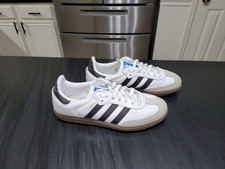 Sapatos da moda Adidas Samba OG J Youth Cloud branco/preto central IE3675 comprar usado  Enviando para Brazil