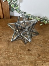 Colgante Estrella Morava Luz Cristal Pantalla Techo Cromo Color Metal Marco segunda mano  Embacar hacia Mexico