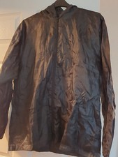 Unisex black raincoat for sale  SPALDING
