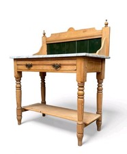 Antique pine washstand for sale  LICHFIELD