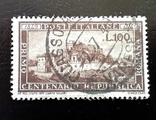 Repubblica 1949 centenario usato  Rieti