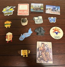 Usado, Lote L Vintage Retro Geladeira L Ímãs Gato Cachorro Cavalos Droga de Parede Olhos Googly comprar usado  Enviando para Brazil