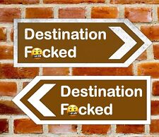 Funny rude destination for sale  BOLTON