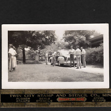 Usado, 1946-48 Chrysler Town & Country "Woodie" evento de verão: foto vintage SNAPSHOT comprar usado  Enviando para Brazil