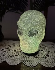 LÂMPADA DE CABEÇA ALIENÍGENA Vintage Luz Noturna Rara Kitsch Anos 70 Old School Luz Verde comprar usado LÂMPADA DE CABEÇA ALIENÍGENA Vintage Luz Noturna Rara Kitsch Anos 70 Old School Luz Verde comprar usado  Enviando para Brazil