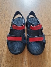 Boys navy croc for sale  LONDON