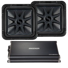 Usado, Subwoofers Kicker 44L7S152 15" L7 com subamplificador de áudio veicular 1800W 43CXA18001 comprar usado  Enviando para Brazil