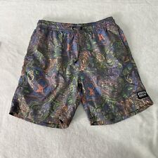 Shorts masculino vintage Rip Curl grande estampa elástica cintura surf desgaste comprar usado  Enviando para Brazil