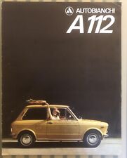 Autobianchi a112 documents d'occasion  Paris-