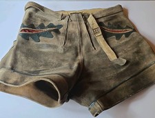 Vintage trachtenlederhose kurz gebraucht kaufen  Naila
