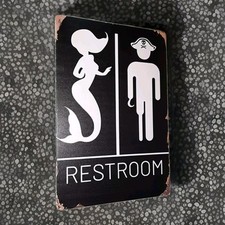 Lustiges blechschild toilette gebraucht kaufen  Braunschweig