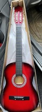 Violão acústico preto e vermelho comprar usado  Enviando para Brazil