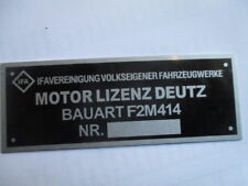 Typenschild traktor famulus gebraucht kaufen  Deutschland