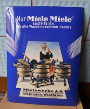Miele emaile werbeschild gebraucht kaufen  Trebbin